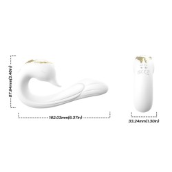 Swan G-spot Vibrator With Clit Licking