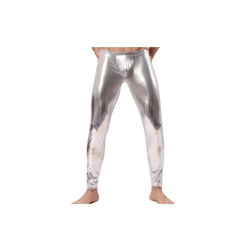 New Style Patent Leather Pants For Men Evening Show