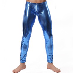 New Style Patent Leather Pants For Men Evening Show