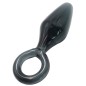 Glass Anal Plug With Handle Ring