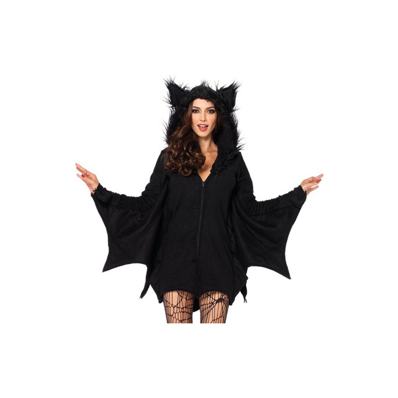 Black Evil Vampire Bat Role Play Uniform