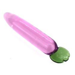 Radish Fruit Glass Anal Plug