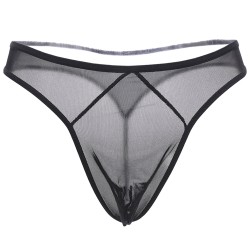 Passion See-through Mesh T-string Men Thong