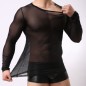 Slim Mesh Lond Sleeves For Men Underwear