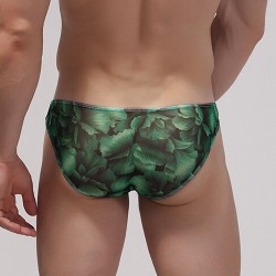 Hot Breathable Flower Printed Mesh Panty