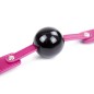 Black Ball Rose Belt Ball Gag