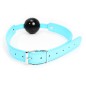 Black Ball Rose Belt Ball Gag