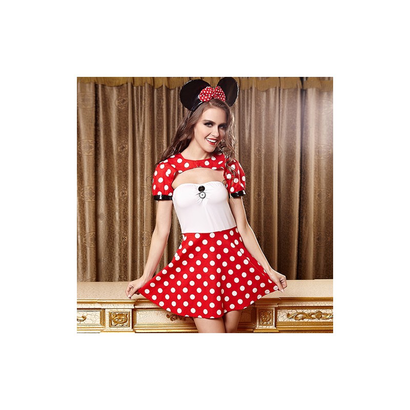 New Cute Mickey 3pcs Role Play Costume