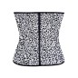 Functional Leopard Hot Rubber Waist Shaper Corset