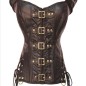 Hot Punk Style Halter Leather Slimming Shaper Bustiers
