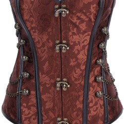 Sexy Retro Steampunk Overbust Bustiers Lingerie