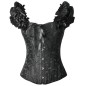 New Short-sleeved Sexy Women Royal Waist Trainer Corset