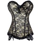 Charming Bowknot Decorated Floral Lace Body Shaper