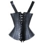 Punk Style Leather Strappy Vest Corset Slimming Products