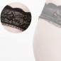 Black Lace Crotchless Thong Ladylike