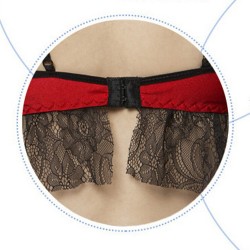 Novelty Lace Splicing Bowknot Decorated Bra Set