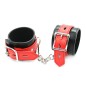 Black &amp; Red Locking Cuffs