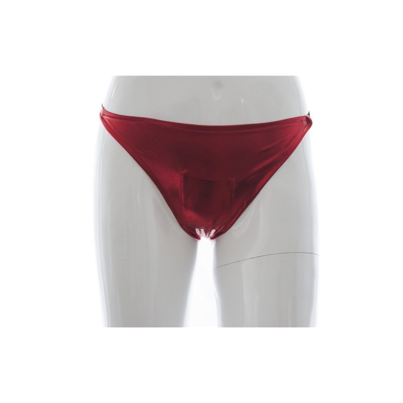 Patent Leather Sexy Panty With Love Egg Bag