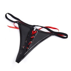 Red Silk Tie Women Panty