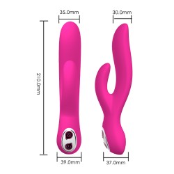 Zone Rechargeable Silicone Rabbit Vibrator