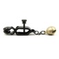 Unisex Alligator Nipple Clamps With Bell