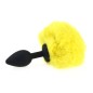 Ball Tail Silicone Anal Plug - Black