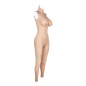 Ankle-length Silicone Bodysuit -Cotton