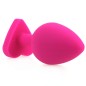 Heart Silicone Anal Plug