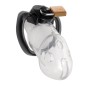 Rikers Locking Chastity Device - Transparen