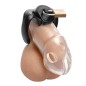 Rikers Locking Chastity Device - Transparen